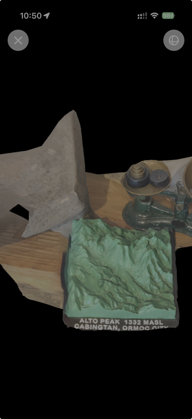 3D object scan viewer