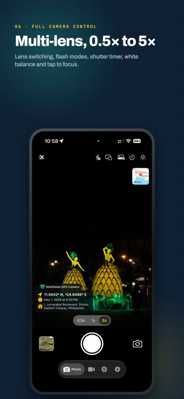 Multi-lens camera control